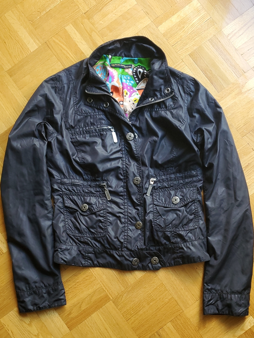 Vintage Dsquared Moto Cargo Windbreaker Jacket